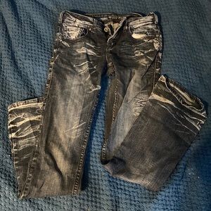 Cowgirl tough jeans, barley used! W:27  L:35